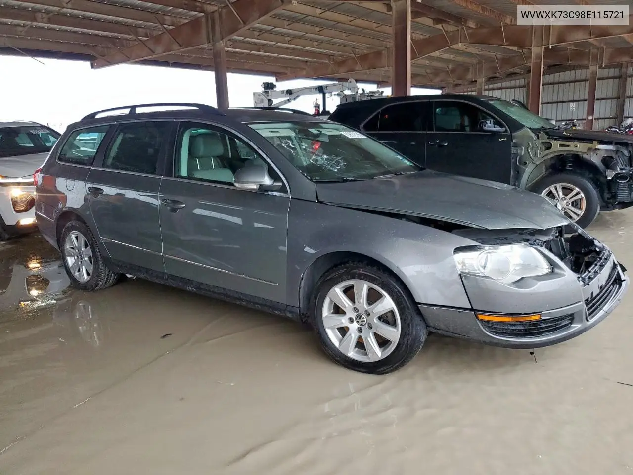 2008 Volkswagen Passat Wagon Turbo VIN: WVWXK73C98E115721 Lot: 60872795