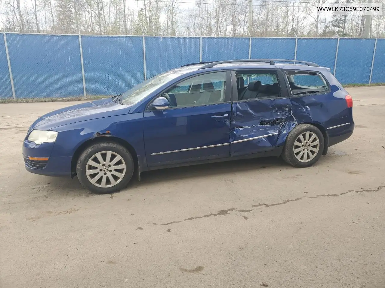 2009 Volkswagen Passat Wagon Komfort VIN: WVWLK73C59E070499 Lot: 56473775
