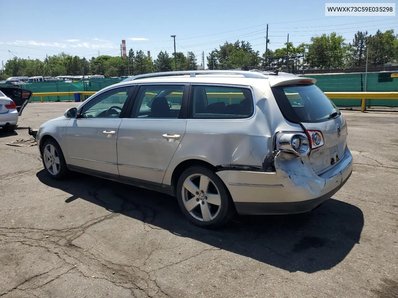 2009 Volkswagen Passat Wagon Turbo VIN: WVWXK73C59E035298 Lot: 60121675