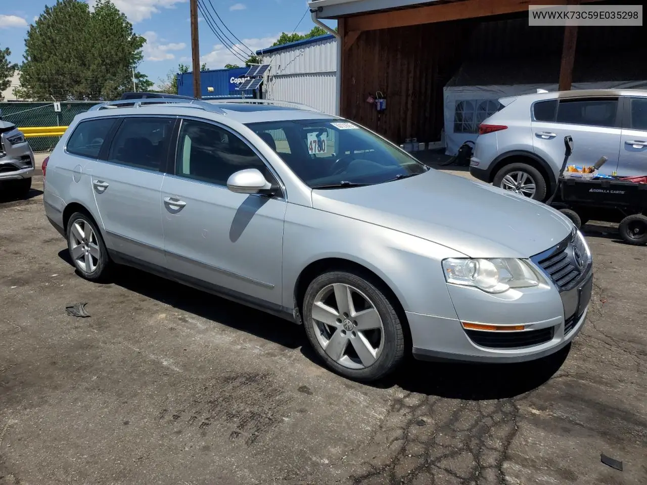 2009 Volkswagen Passat Wagon Turbo VIN: WVWXK73C59E035298 Lot: 60121675