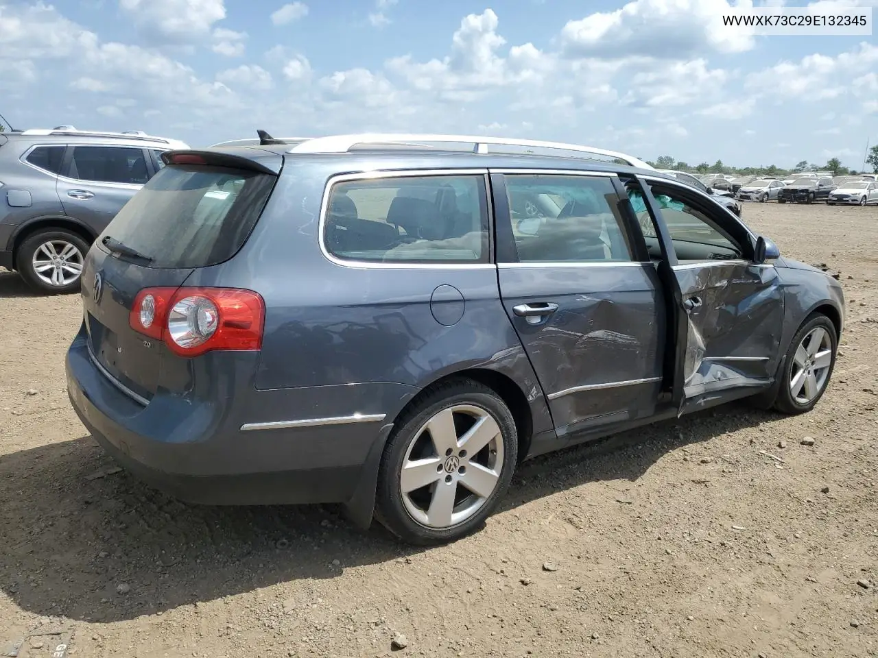 2009 Volkswagen Passat Wagon Turbo VIN: WVWXK73C29E132345 Lot: 61217495