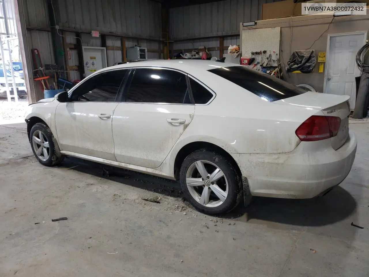 2012 Volkswagen Passat Se VIN: 1VWBN7A38CC072432 Lot: 46682815