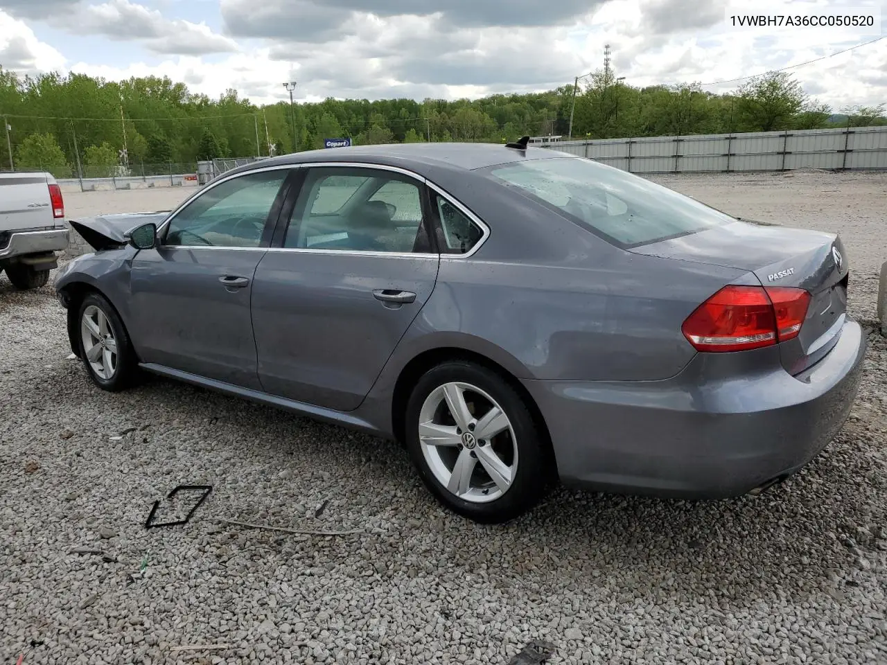 2012 Volkswagen Passat Se VIN: 1VWBH7A36CC050520 Lot: 54552875