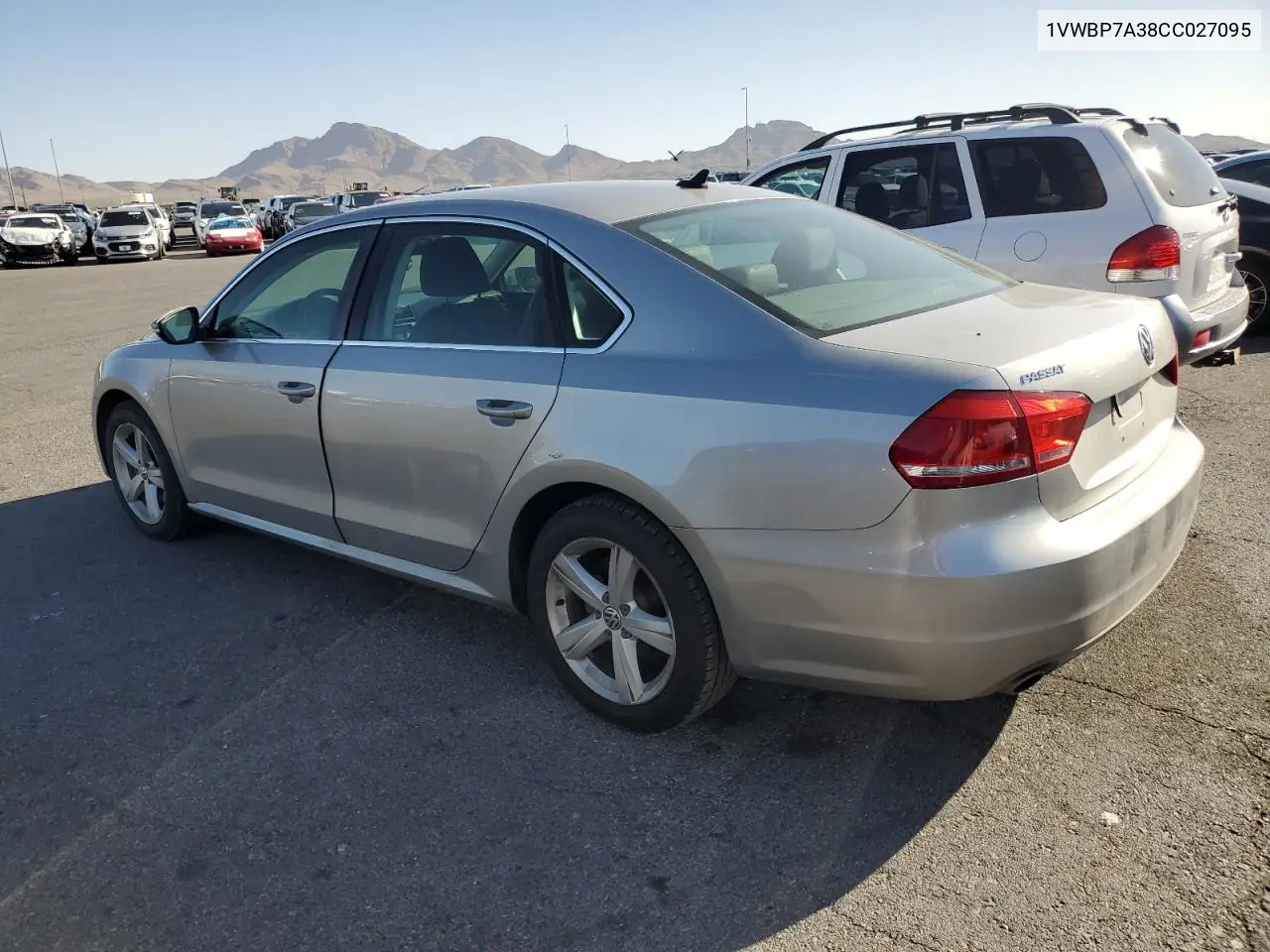 2012 Volkswagen Passat Se VIN: 1VWBP7A38CC027095 Lot: 56327785