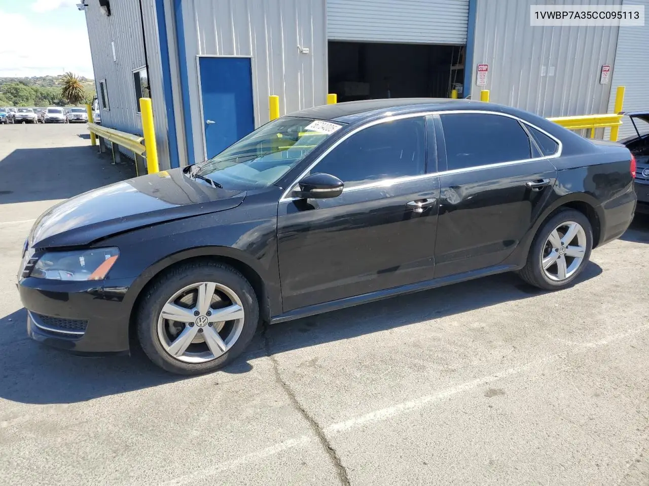 2012 Volkswagen Passat Se VIN: 1VWBP7A35CC095113 Lot: 56704005