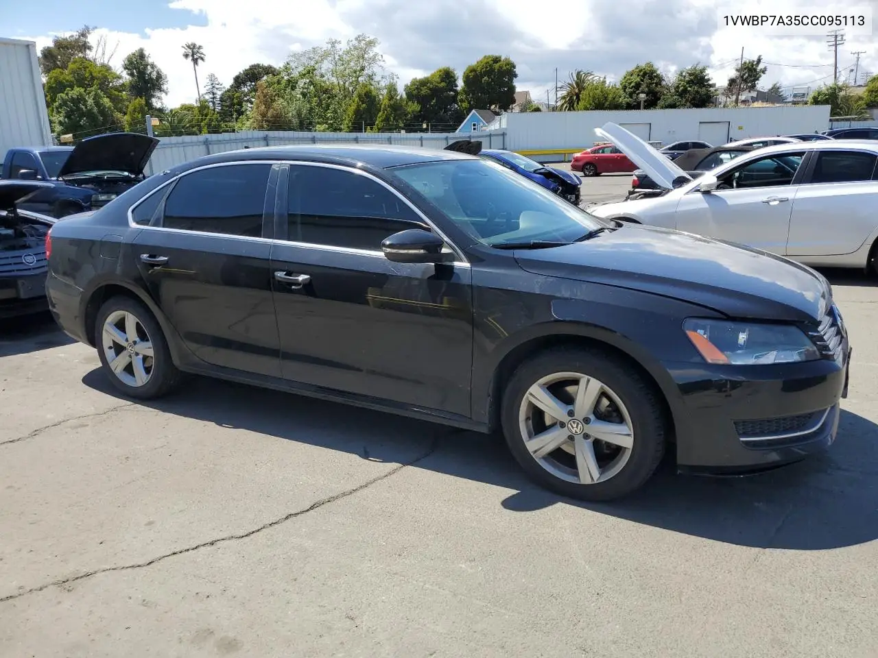 2012 Volkswagen Passat Se VIN: 1VWBP7A35CC095113 Lot: 56704005