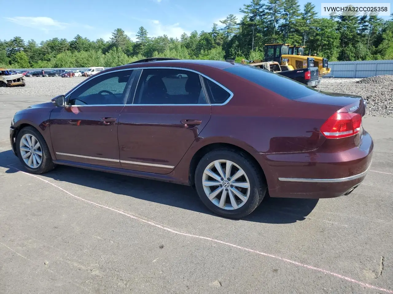 2012 Volkswagen Passat Sel VIN: 1VWCH7A32CC025358 Lot: 61030495