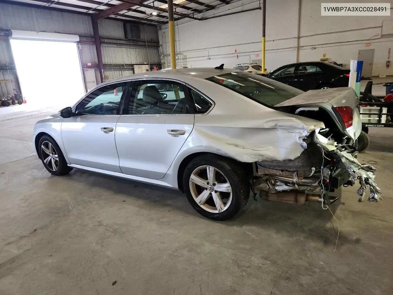 2012 Volkswagen Passat Se VIN: 1VWBP7A3XCC028491 Lot: 62273405