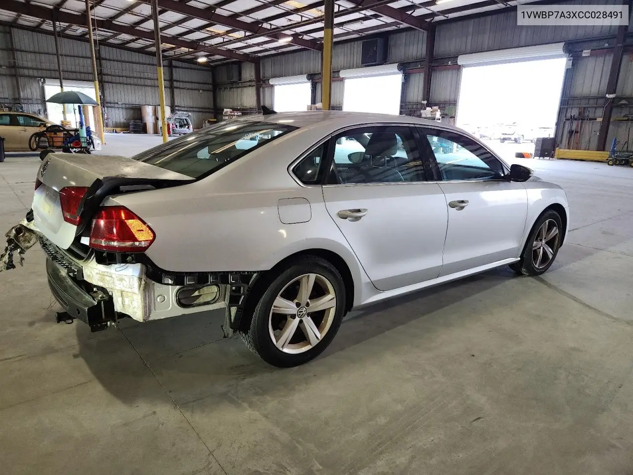 2012 Volkswagen Passat Se VIN: 1VWBP7A3XCC028491 Lot: 62273405