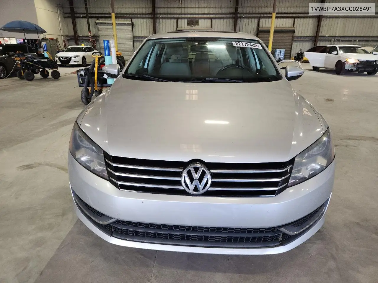 2012 Volkswagen Passat Se VIN: 1VWBP7A3XCC028491 Lot: 62273405