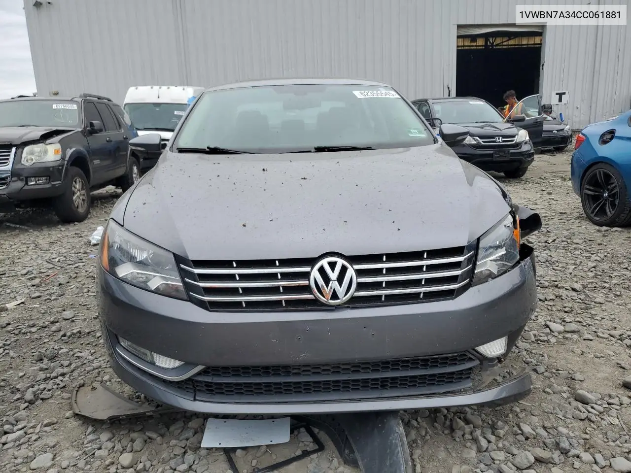 2012 Volkswagen Passat Se VIN: 1VWBN7A34CC061881 Lot: 62355545