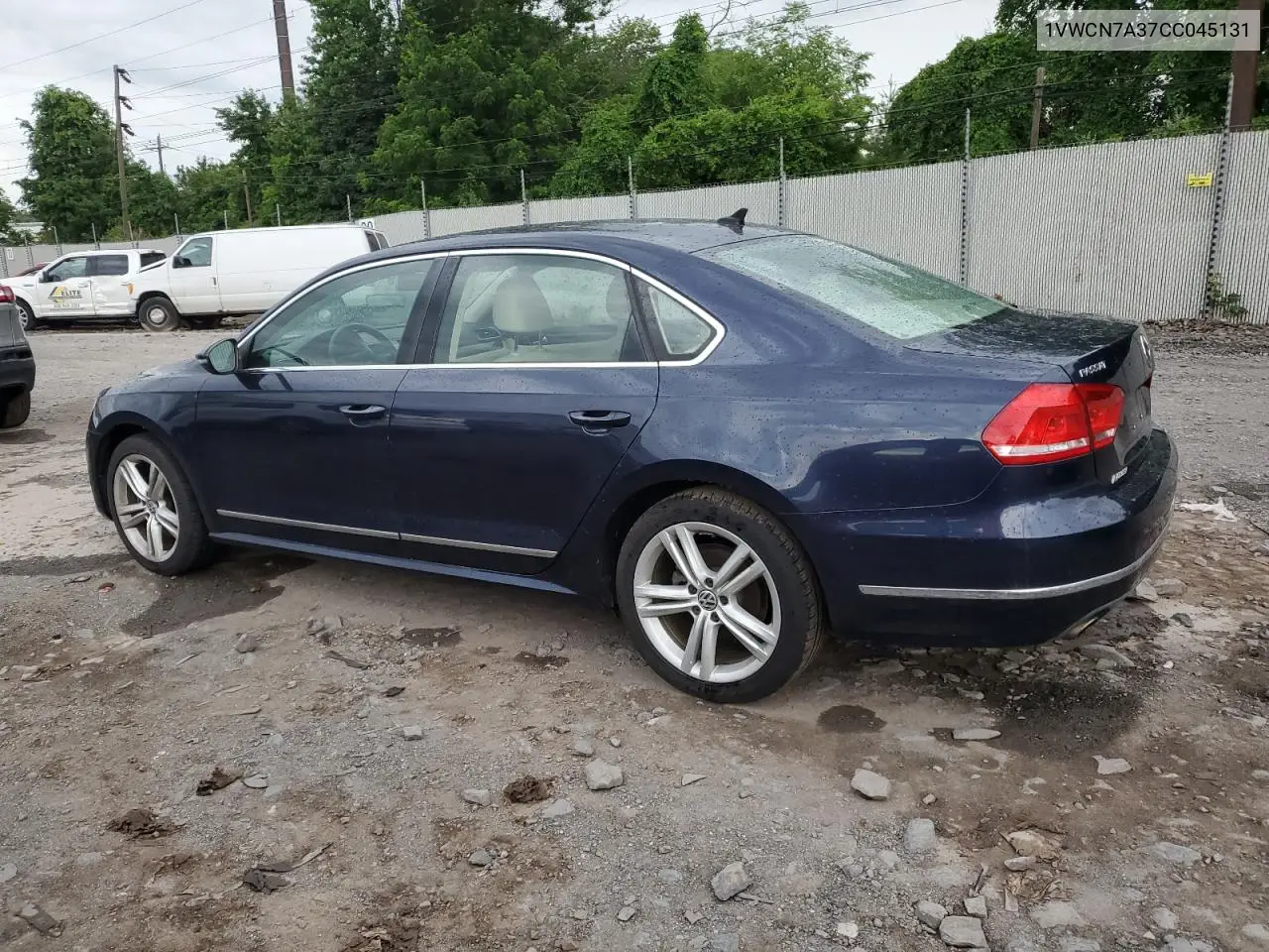 2012 Volkswagen Passat Sel VIN: 1VWCN7A37CC045131 Lot: 62808465