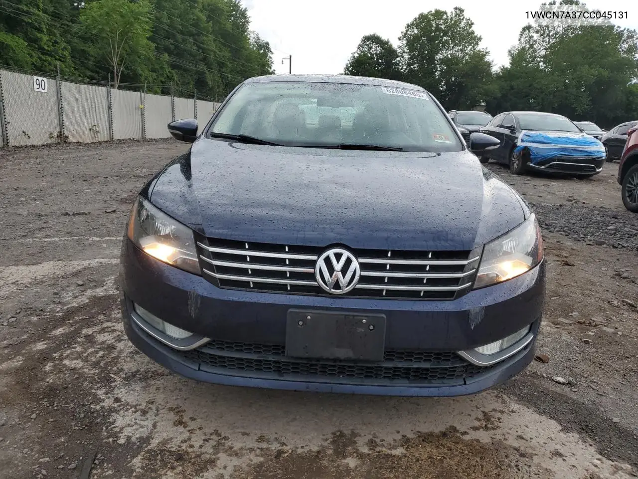 2012 Volkswagen Passat Sel VIN: 1VWCN7A37CC045131 Lot: 62808465