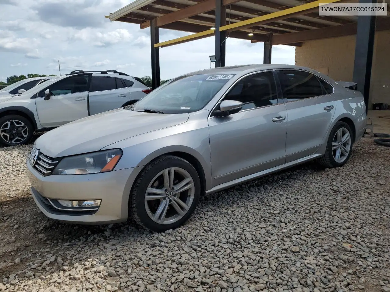 2012 Volkswagen Passat Sel VIN: 1VWCN7A37CC045324 Lot: 62823805