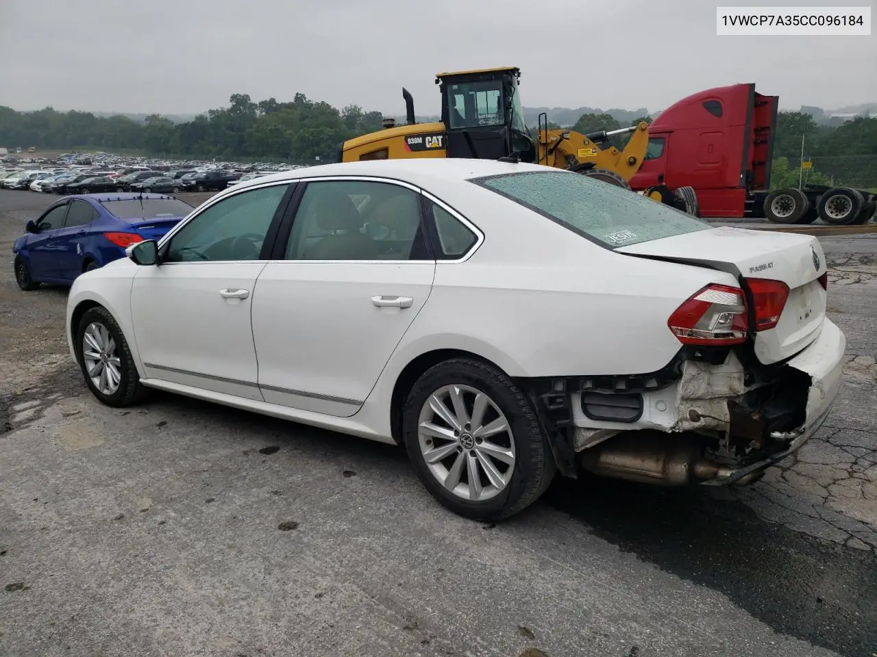2012 Volkswagen Passat Sel VIN: 1VWCP7A35CC096184 Lot: 62847355