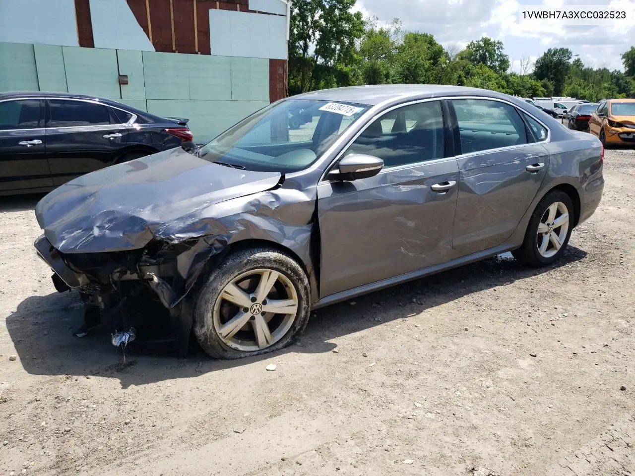 2012 Volkswagen Passat Se VIN: 1VWBH7A3XCC032523 Lot: 63204715
