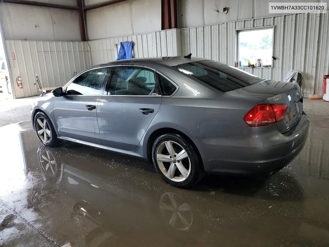 2012 Volkswagen Passat Se VIN: 1VWBH7A33CC101620 Lot: 63377115