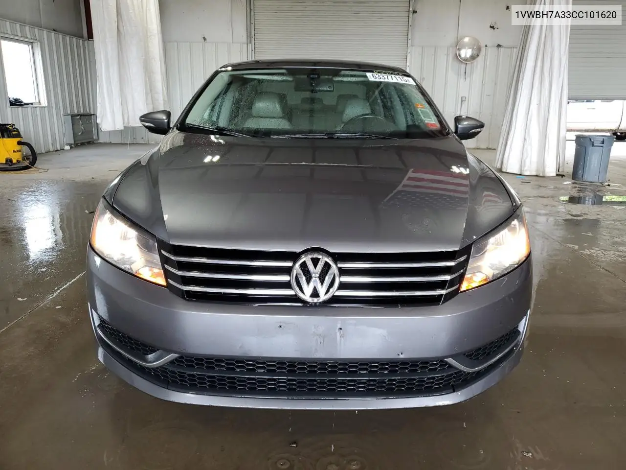 2012 Volkswagen Passat Se VIN: 1VWBH7A33CC101620 Lot: 63377115