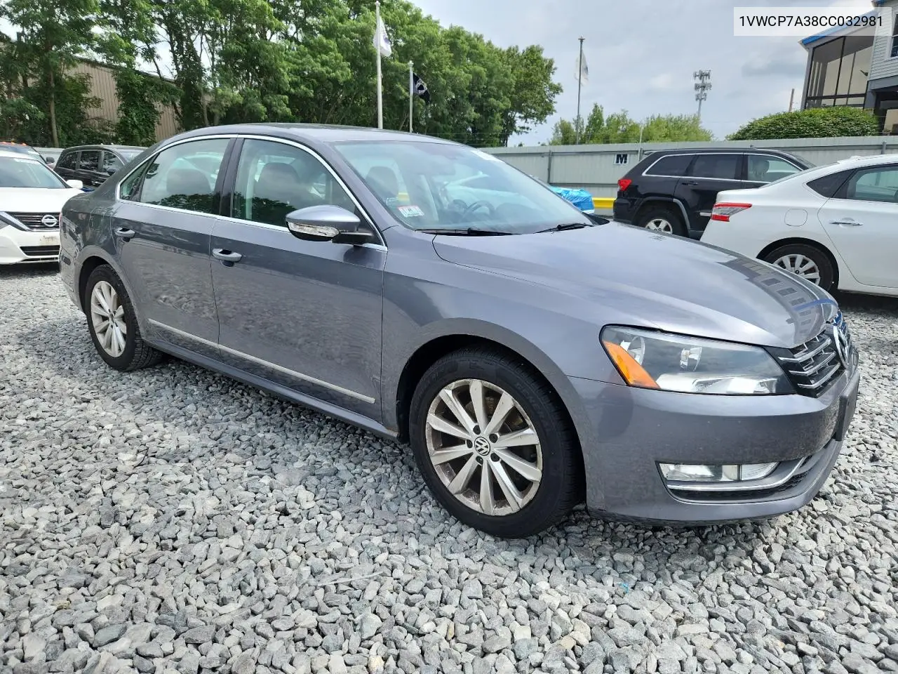 2012 Volkswagen Passat Sel VIN: 1VWCP7A38CC032981 Lot: 63382835