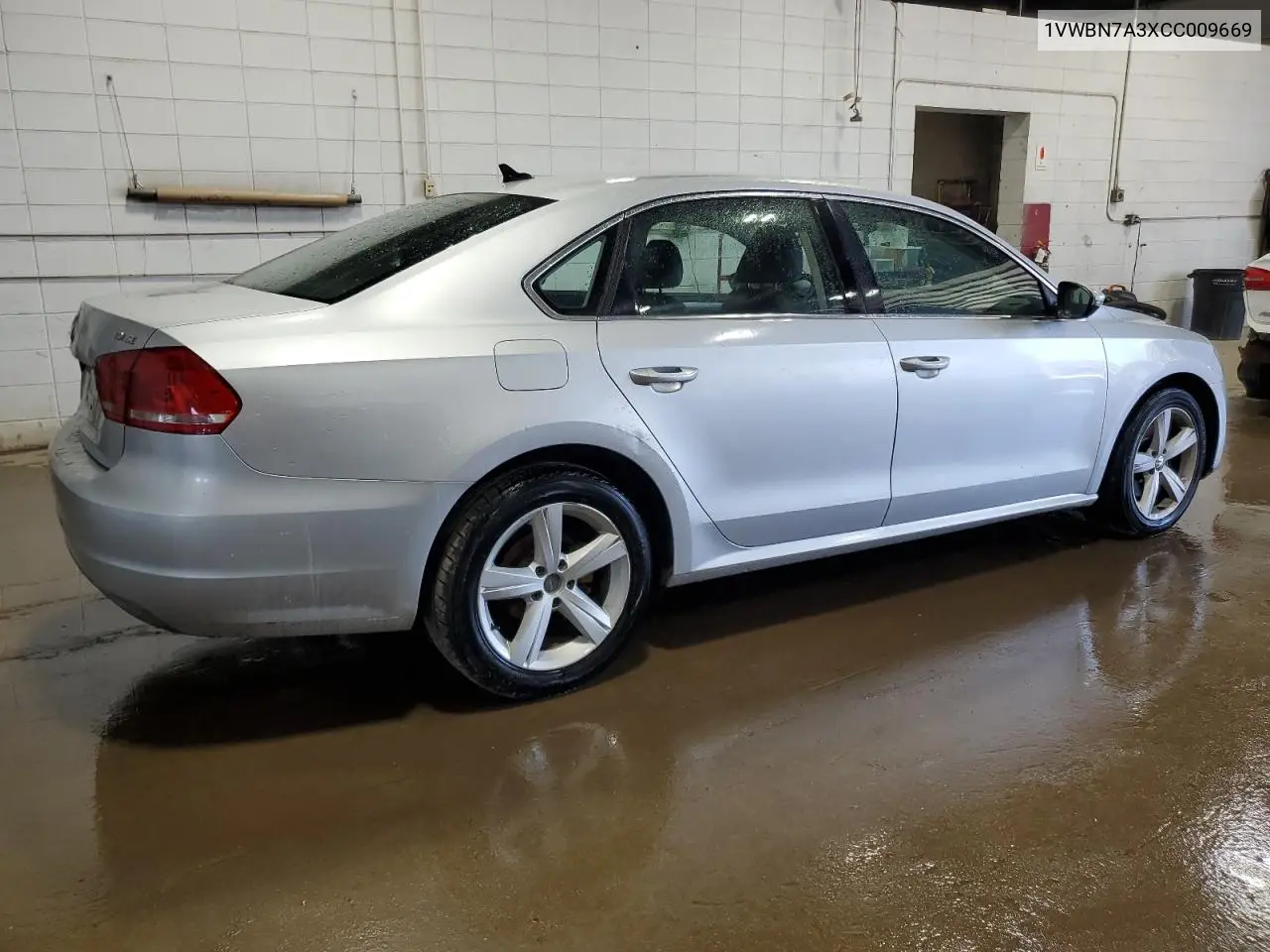2012 Volkswagen Passat Se VIN: 1VWBN7A3XCC009669 Lot: 63464565