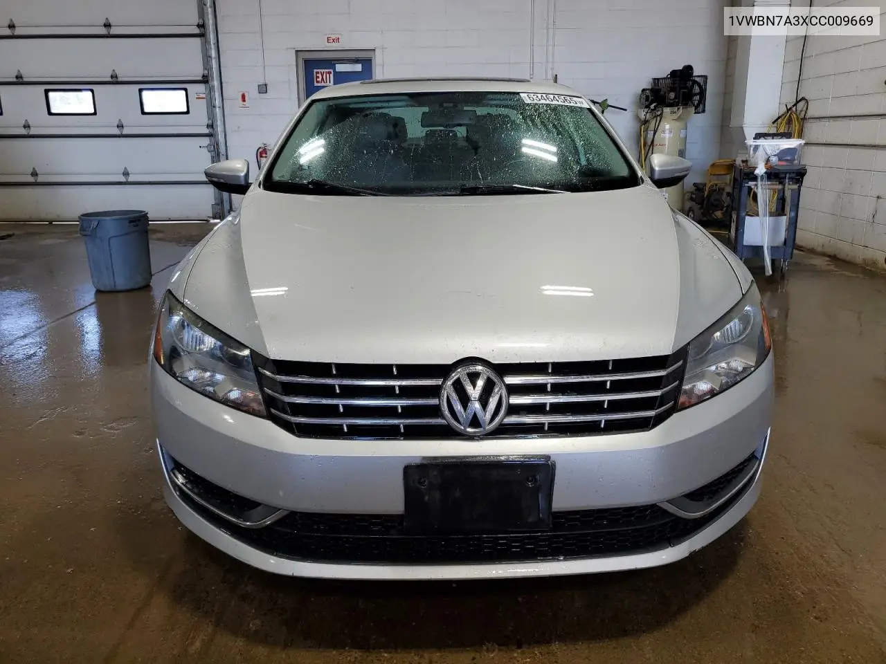 2012 Volkswagen Passat Se VIN: 1VWBN7A3XCC009669 Lot: 63464565
