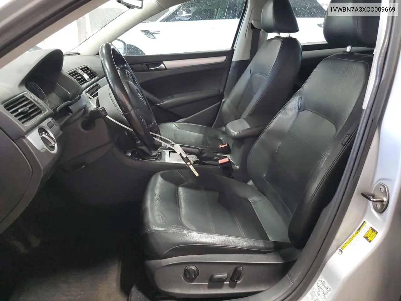 2012 Volkswagen Passat Se VIN: 1VWBN7A3XCC009669 Lot: 63464565