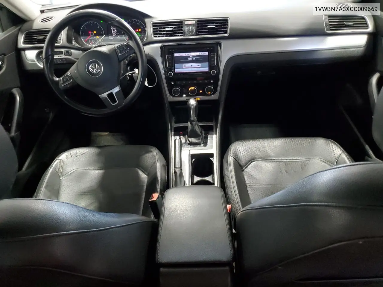 2012 Volkswagen Passat Se VIN: 1VWBN7A3XCC009669 Lot: 63464565