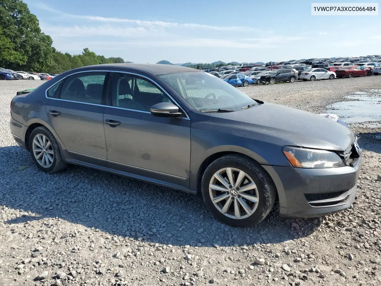 2012 Volkswagen Passat Sel VIN: 1VWCP7A3XCC066484 Lot: 63510795