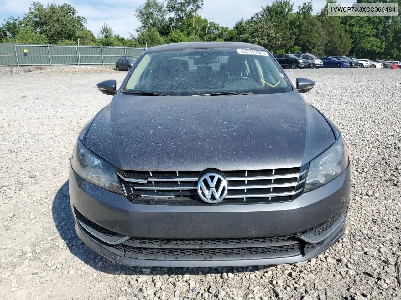 2012 Volkswagen Passat Sel VIN: 1VWCP7A3XCC066484 Lot: 63510795