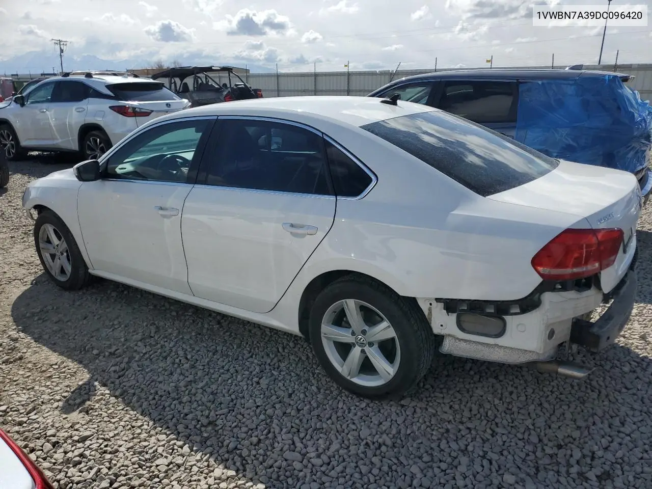 2013 Volkswagen Passat Se VIN: 1VWBN7A39DC096420 Lot: 51607665