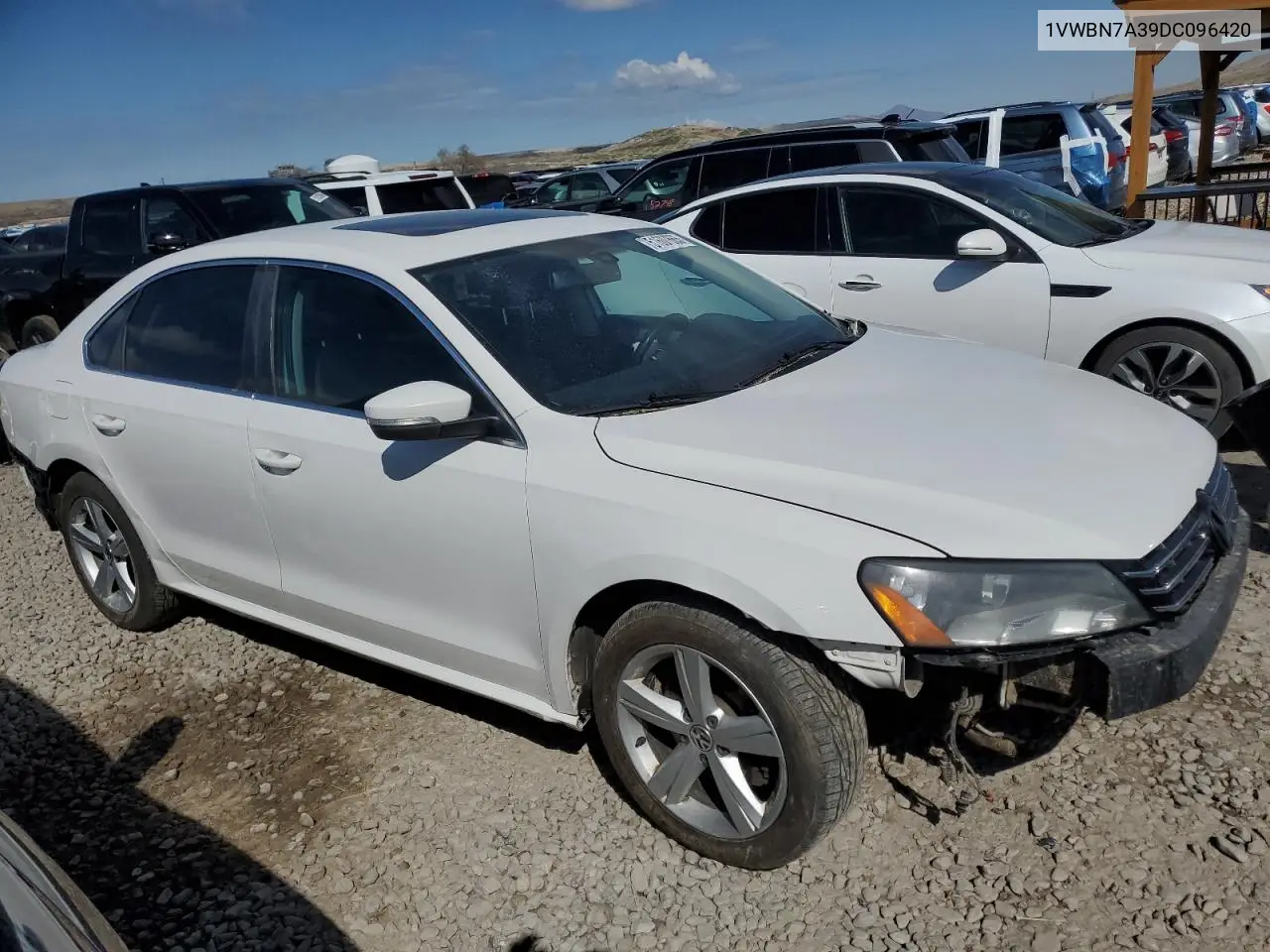 2013 Volkswagen Passat Se VIN: 1VWBN7A39DC096420 Lot: 51607665