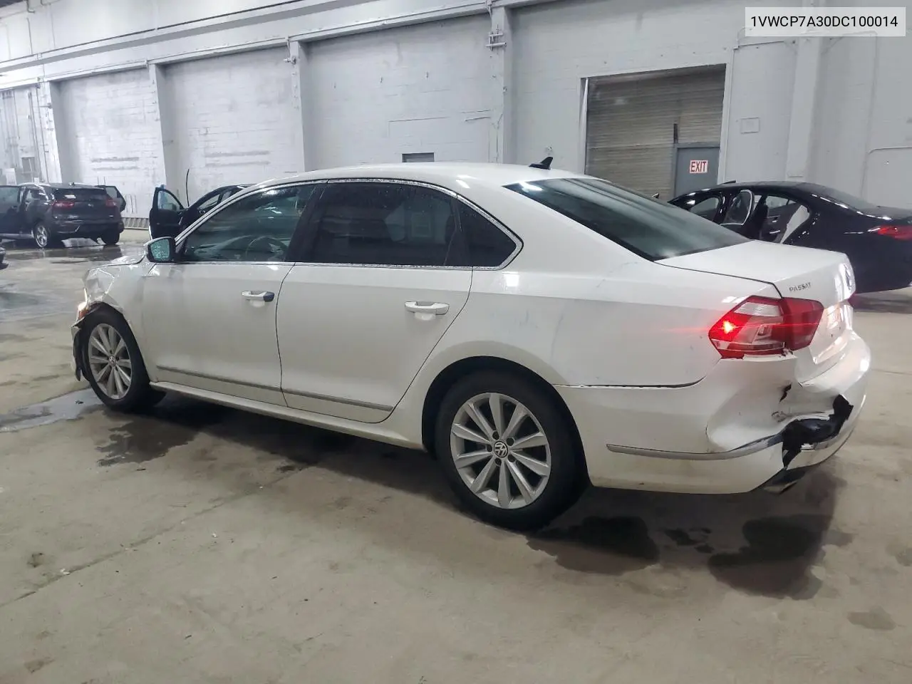 2013 Volkswagen Passat Sel VIN: 1VWCP7A30DC100014 Lot: 55271515