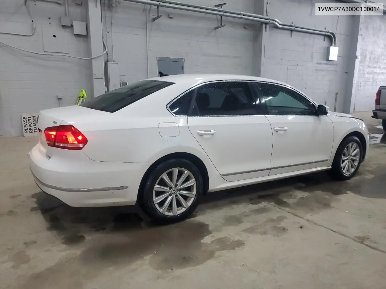 2013 Volkswagen Passat Sel VIN: 1VWCP7A30DC100014 Lot: 55271515