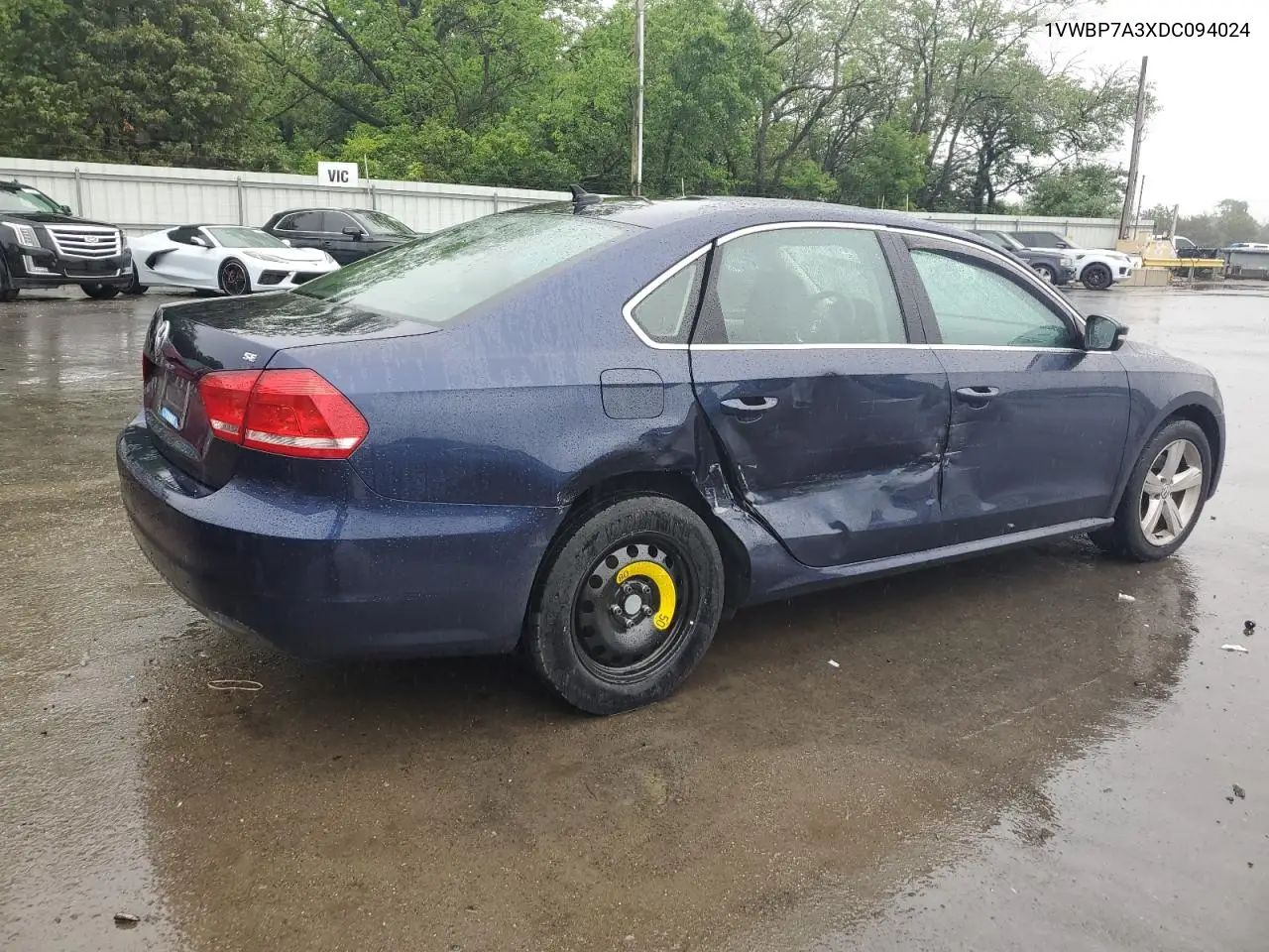 2013 Volkswagen Passat Se VIN: 1VWBP7A3XDC094024 Lot: 55808105