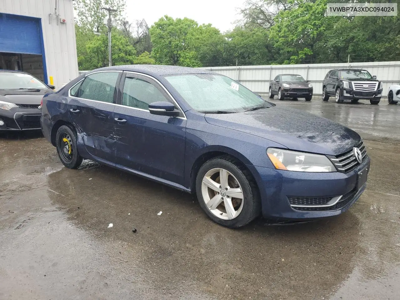 2013 Volkswagen Passat Se VIN: 1VWBP7A3XDC094024 Lot: 55808105