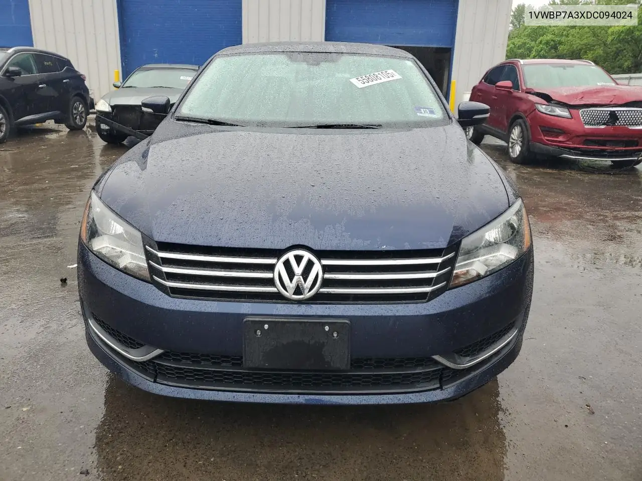 2013 Volkswagen Passat Se VIN: 1VWBP7A3XDC094024 Lot: 55808105