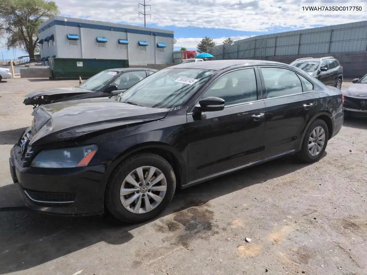 2013 Volkswagen Passat S VIN: 1VWAH7A35DC017750 Lot: 56030745