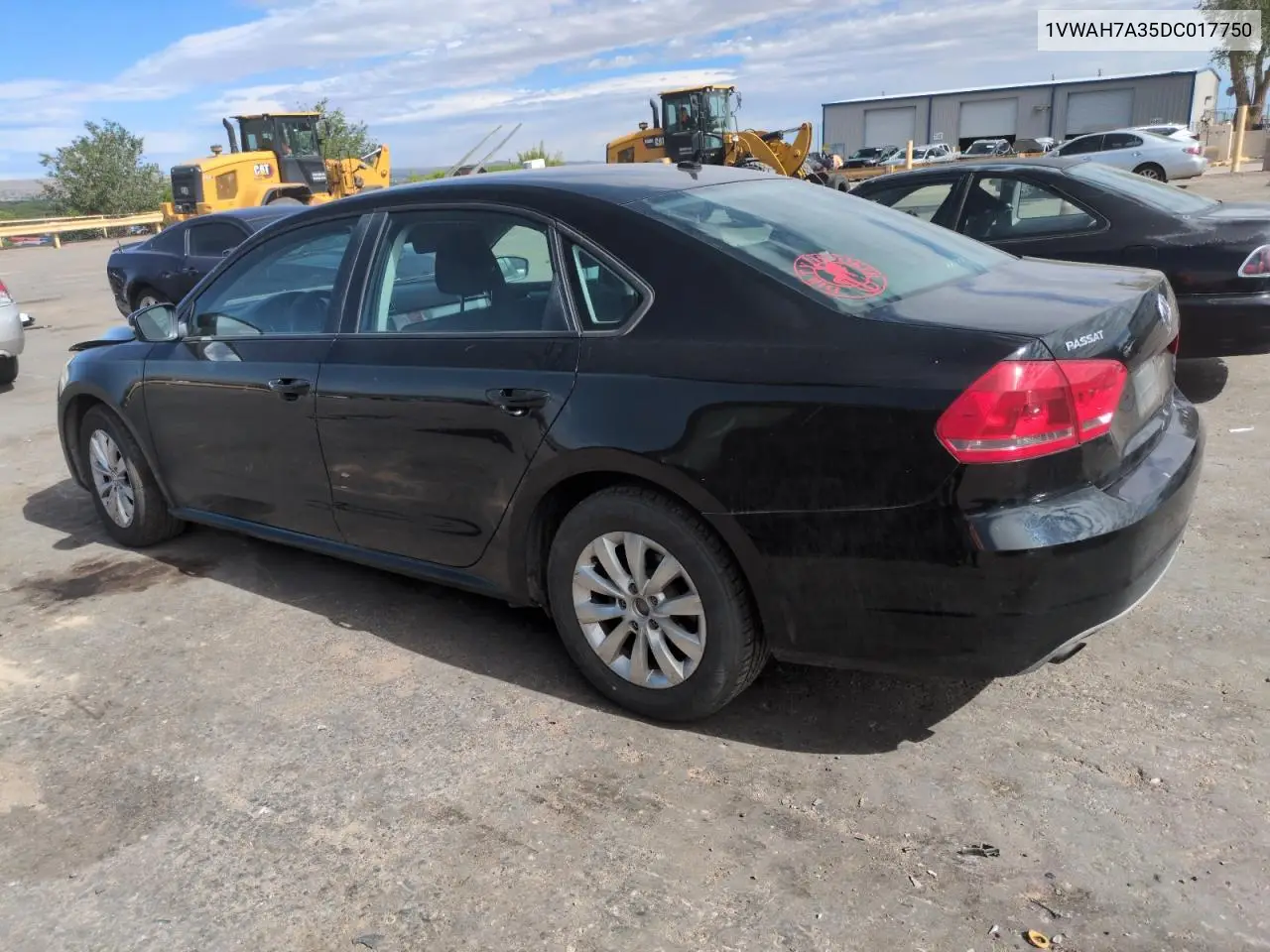 2013 Volkswagen Passat S VIN: 1VWAH7A35DC017750 Lot: 56030745