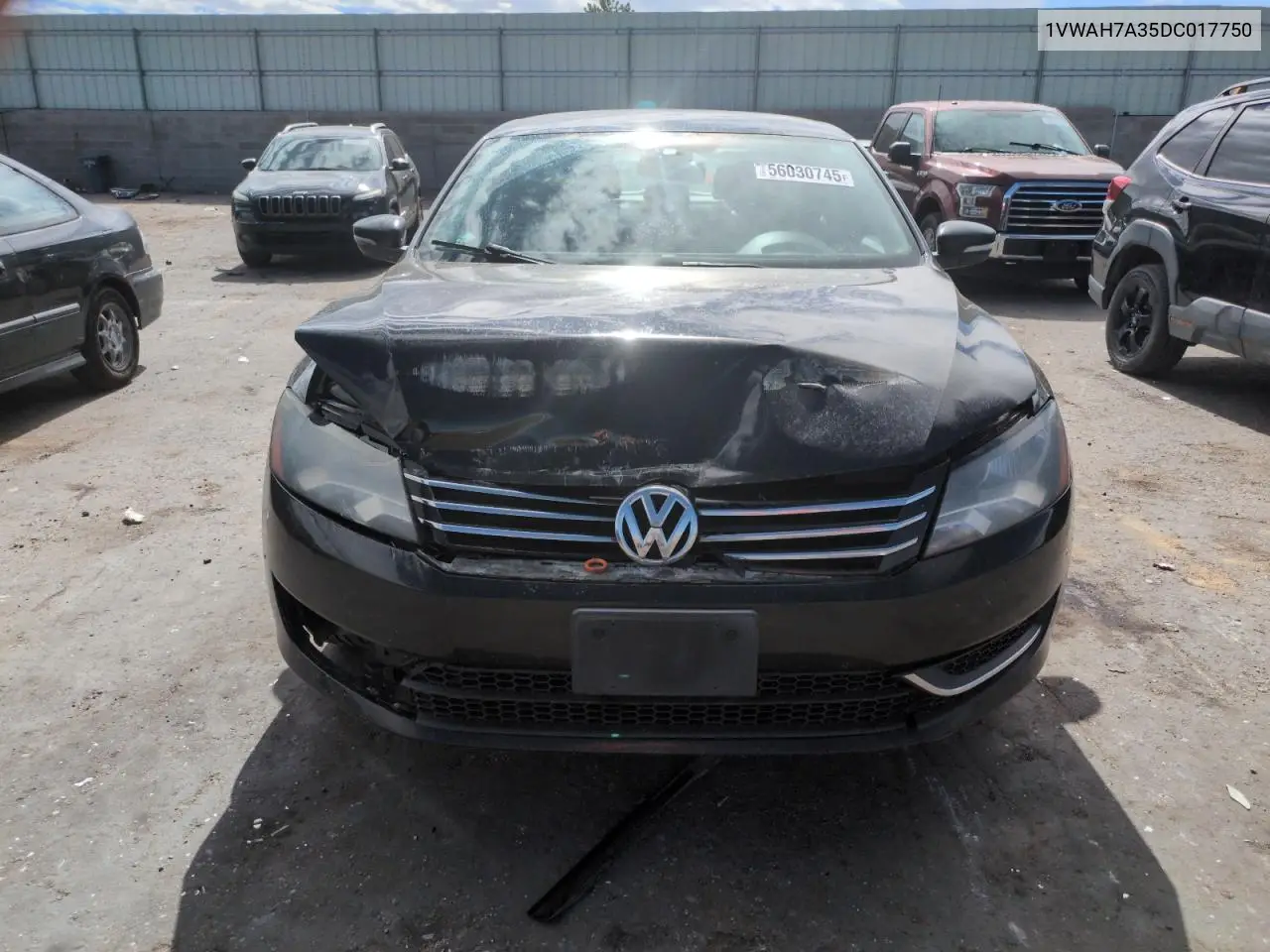 2013 Volkswagen Passat S VIN: 1VWAH7A35DC017750 Lot: 56030745