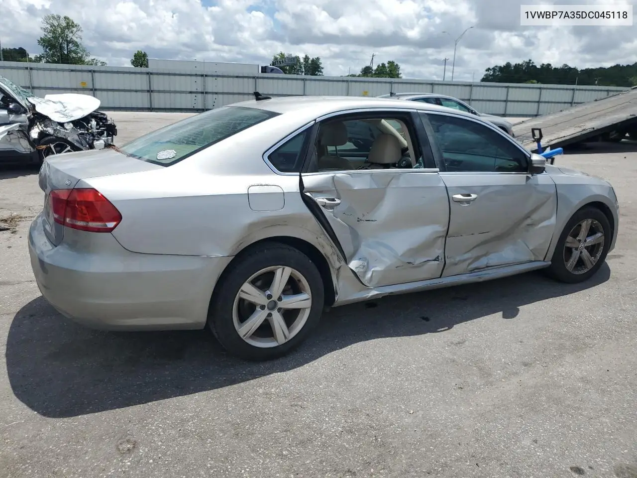 2013 Volkswagen Passat Se VIN: 1VWBP7A35DC045118 Lot: 56420465