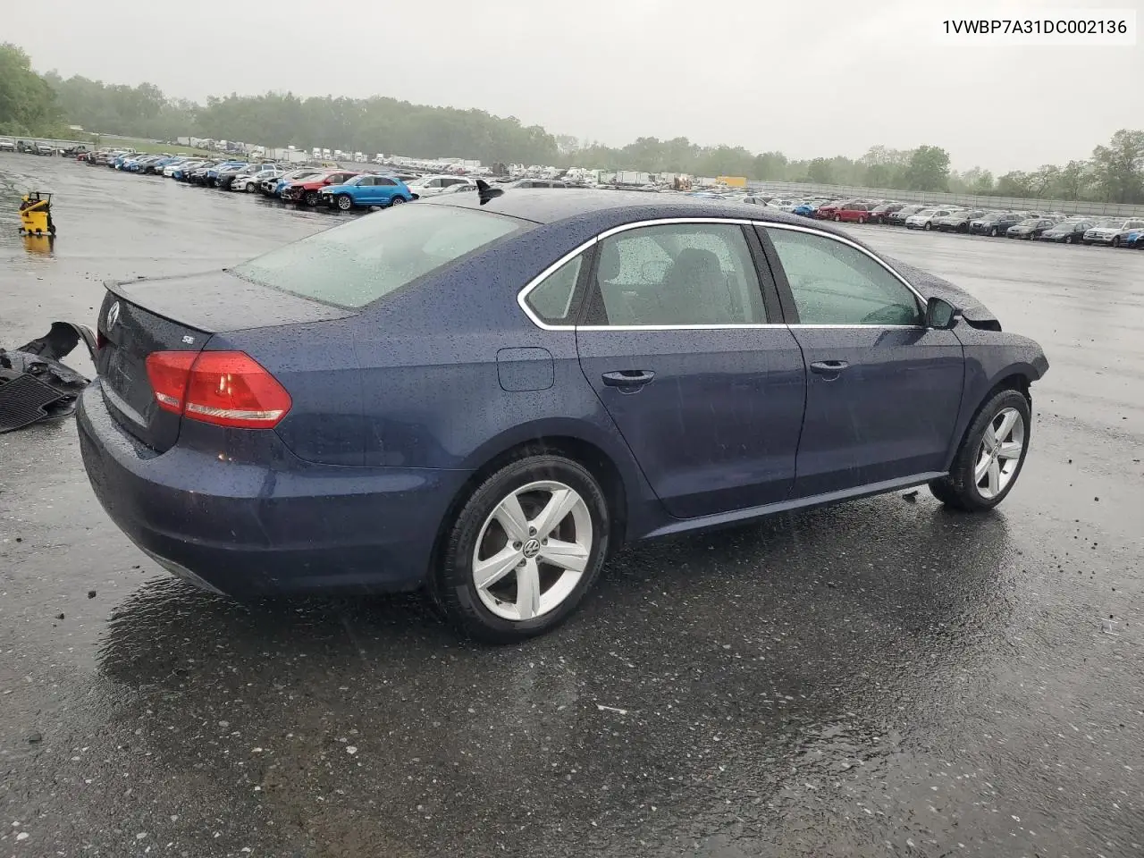 2013 Volkswagen Passat Se VIN: 1VWBP7A31DC002136 Lot: 56889325