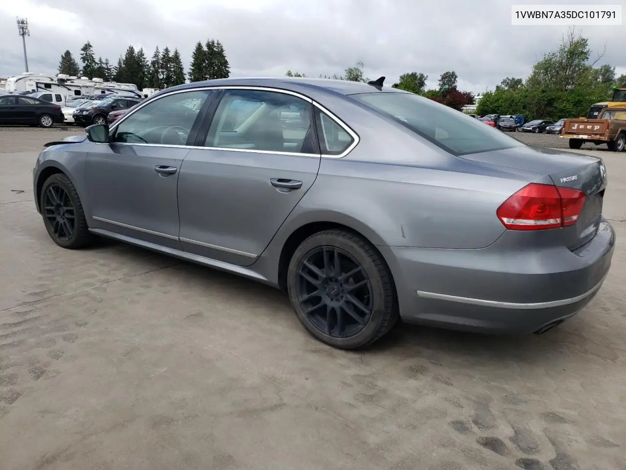 2013 Volkswagen Passat Se VIN: 1VWBN7A35DC101791 Lot: 57071795