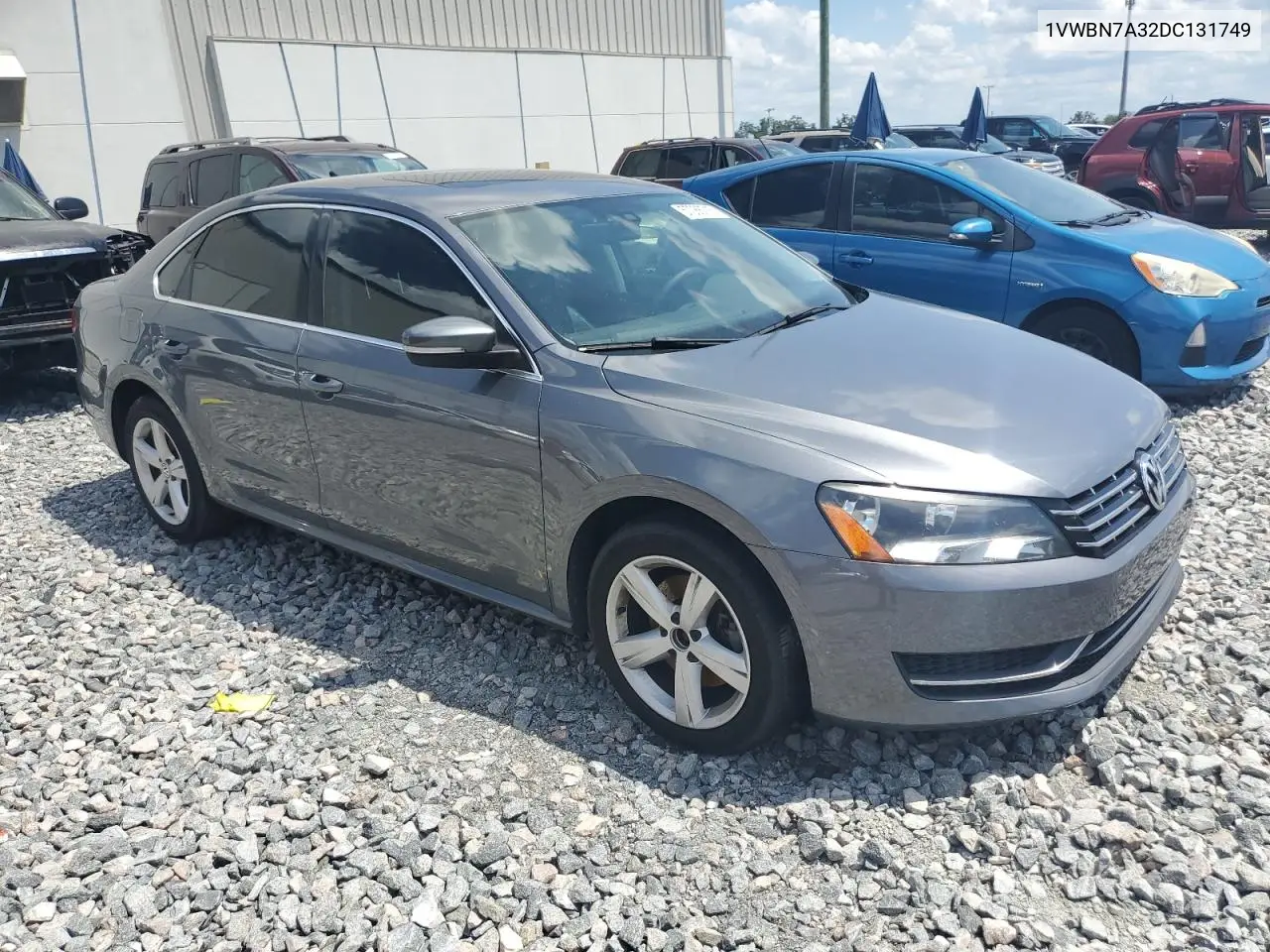 2013 Volkswagen Passat Se VIN: 1VWBN7A32DC131749 Lot: 57086715