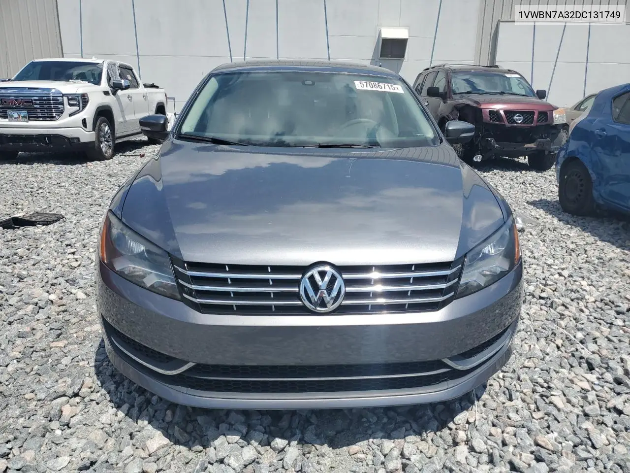 2013 Volkswagen Passat Se VIN: 1VWBN7A32DC131749 Lot: 57086715