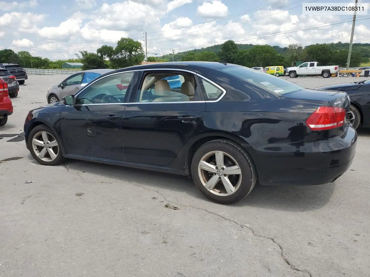 2013 Volkswagen Passat Se VIN: 1VWBP7A38DC108311 Lot: 57141065