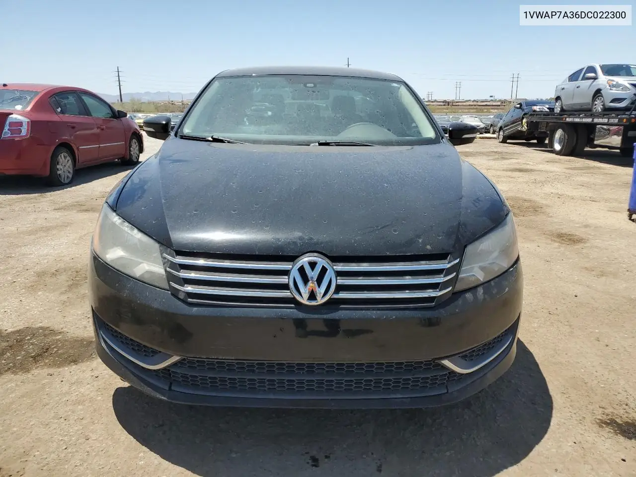 2013 Volkswagen Passat S VIN: 1VWAP7A36DC022300 Lot: 62300265