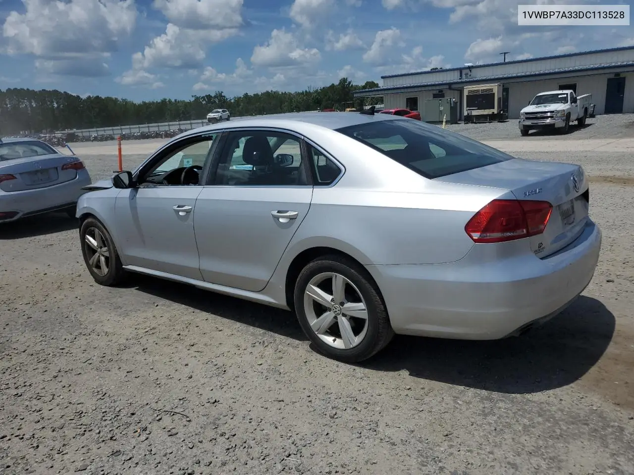 2013 Volkswagen Passat Se VIN: 1VWBP7A33DC113528 Lot: 62463435