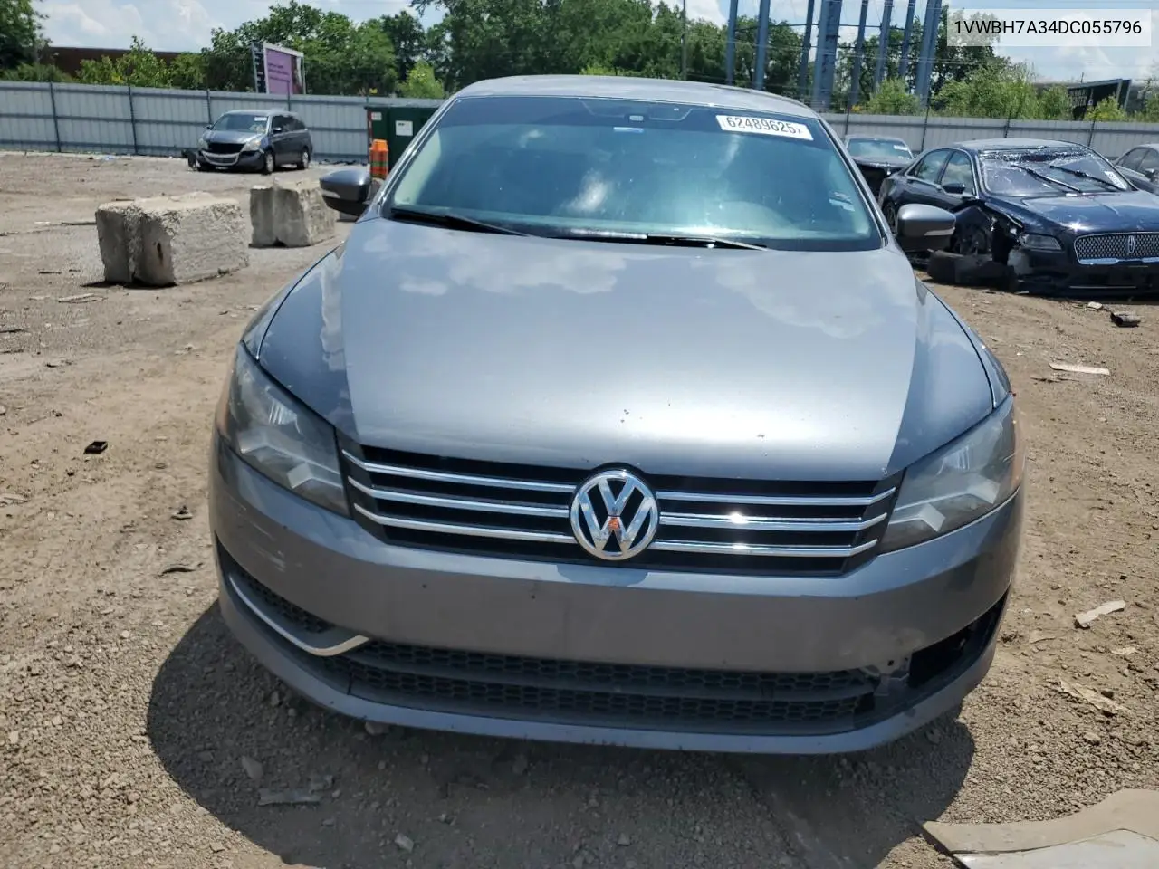 2013 Volkswagen Passat Se VIN: 1VWBH7A34DC055796 Lot: 62489625