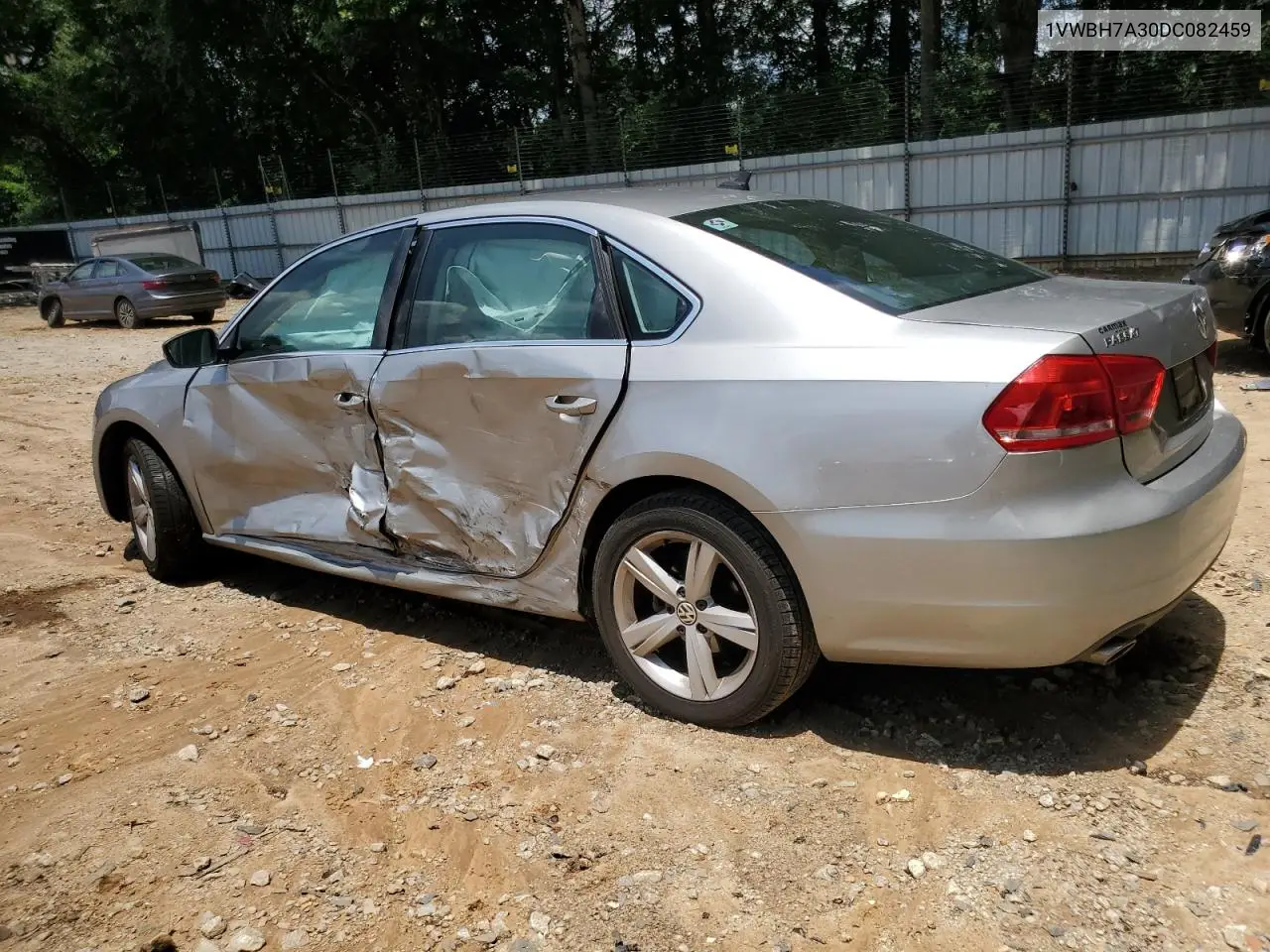 2013 Volkswagen Passat Se VIN: 1VWBH7A30DC082459 Lot: 62524125