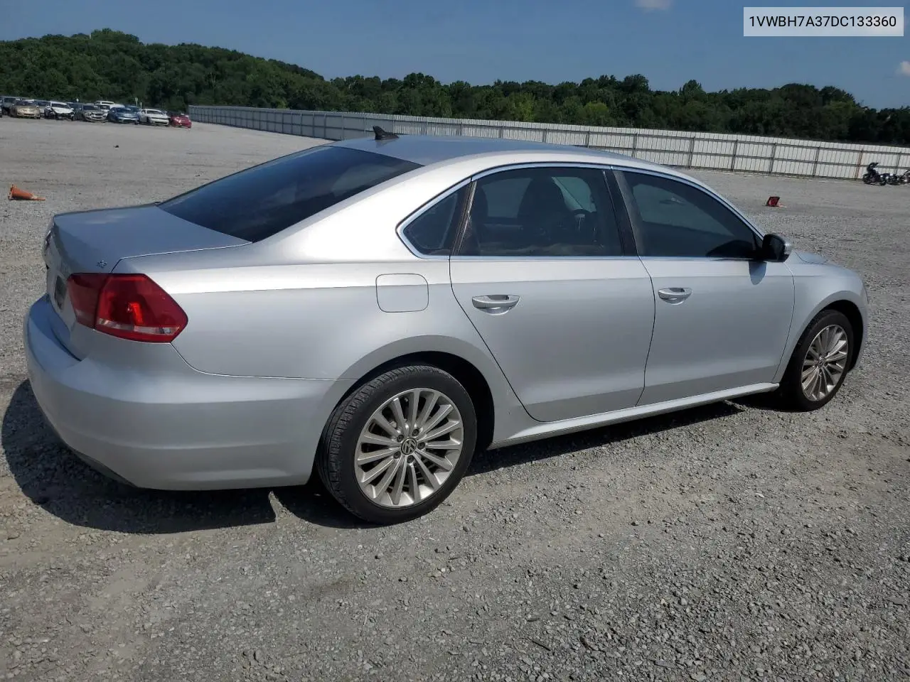 2013 Volkswagen Passat Se VIN: 1VWBH7A37DC133360 Lot: 62824445